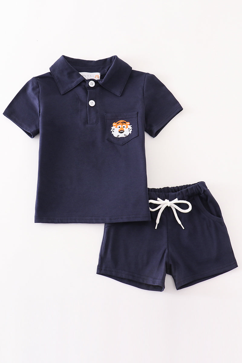 Tiger 2 Pc Boy Set Honeydew