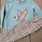 Sage Duck Applique Plaid Boy Set Magic Group