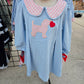 Blue Valentine Puppy Heart Dress Honeydew