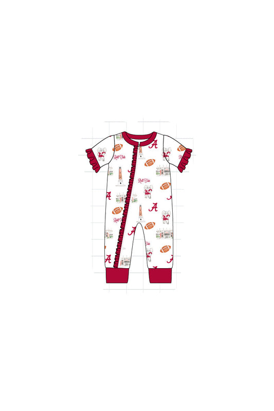 P006 - Alabama Girl Romper Pajamas - ETA Mid September Magic Group