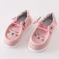 Pink Cat Canvas Slip On Shoe Honeydew