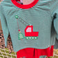 Christmas Crane Pants Set Smock Candy