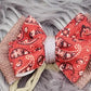 Burlap and Bandana Bow southernsweetpea